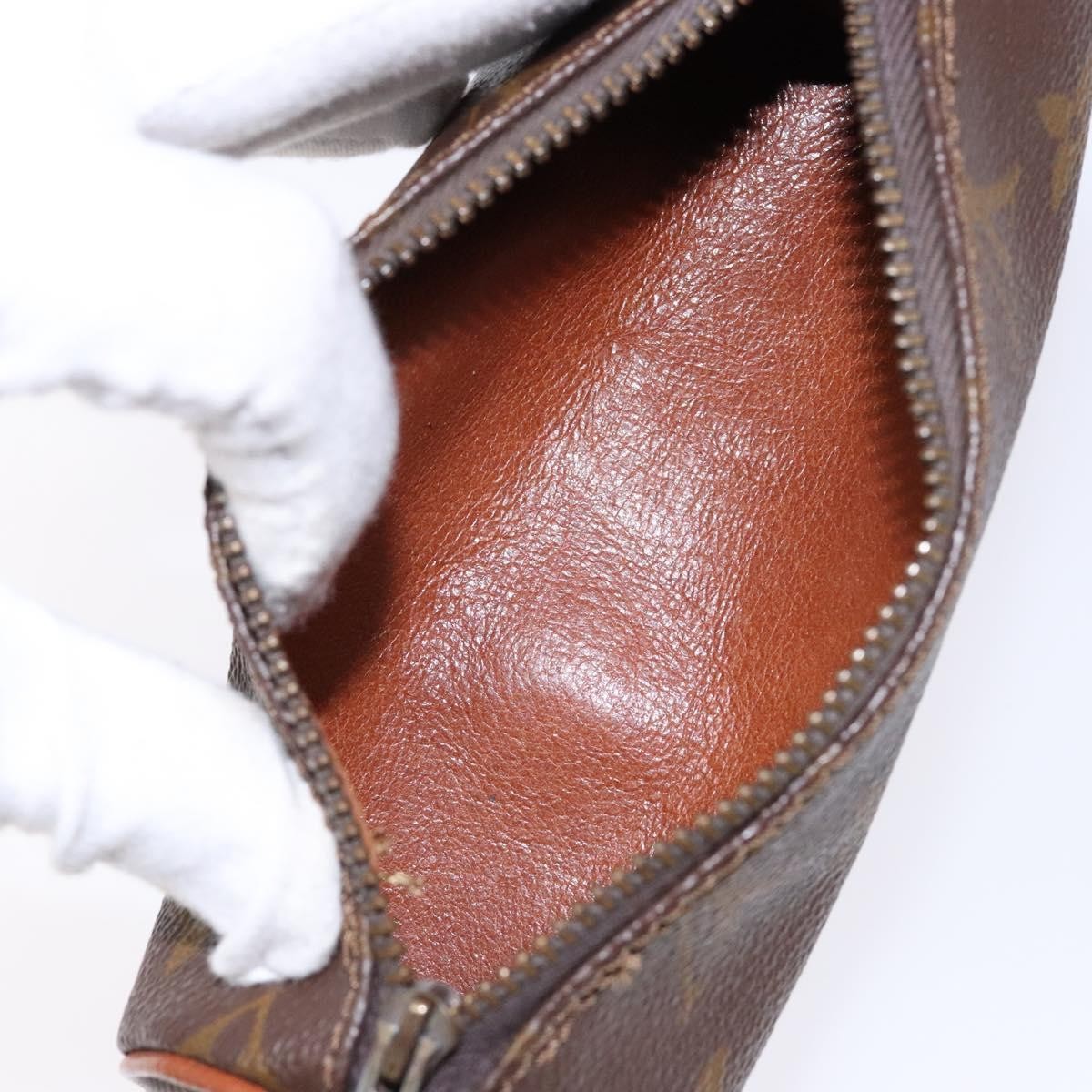 Louis Vuitton Papillon Pochette Monogram Canvas, BROWN, CANVAS, Handbag