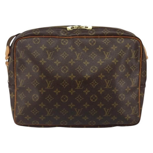 Louis Vuitton Reporter Bag Monogram Canvas, BROWN, CANVAS, Shoulder bag