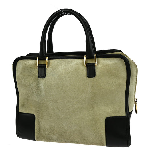 Loewe Amazona Bag Suede, BEIGE, SUEDE, Handbag