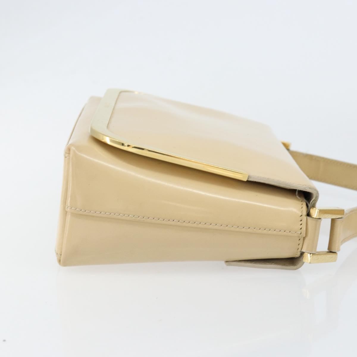 Gucci Vintage Shoulder Bag Patent leather, BEIGE, PATENT_LEATHER, Shoulder bag