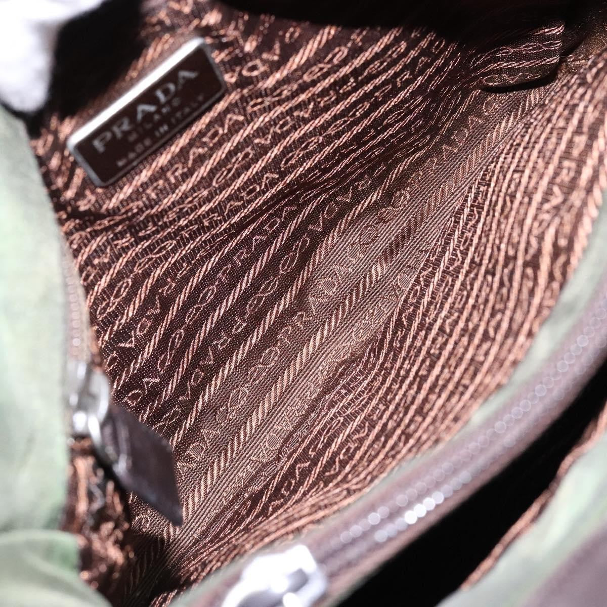 Prada Vintage Shoulder Bag Tessuto, KHAKI, NYLON, Shoulder bag