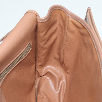 Celine Macadam Shoulder Bag PVC Leather, BROWN, CANVAS, Shoulder bag