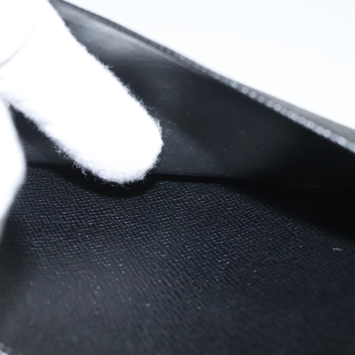Louis Vuitton Porte Cartes Wallet Epi Leather, BLACK, LEATHER, Wallets
