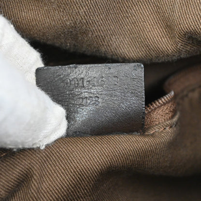 Gucci Vintage Bamboo Shoulder Bag Leather, BROWN, LEATHER, Shoulder bag