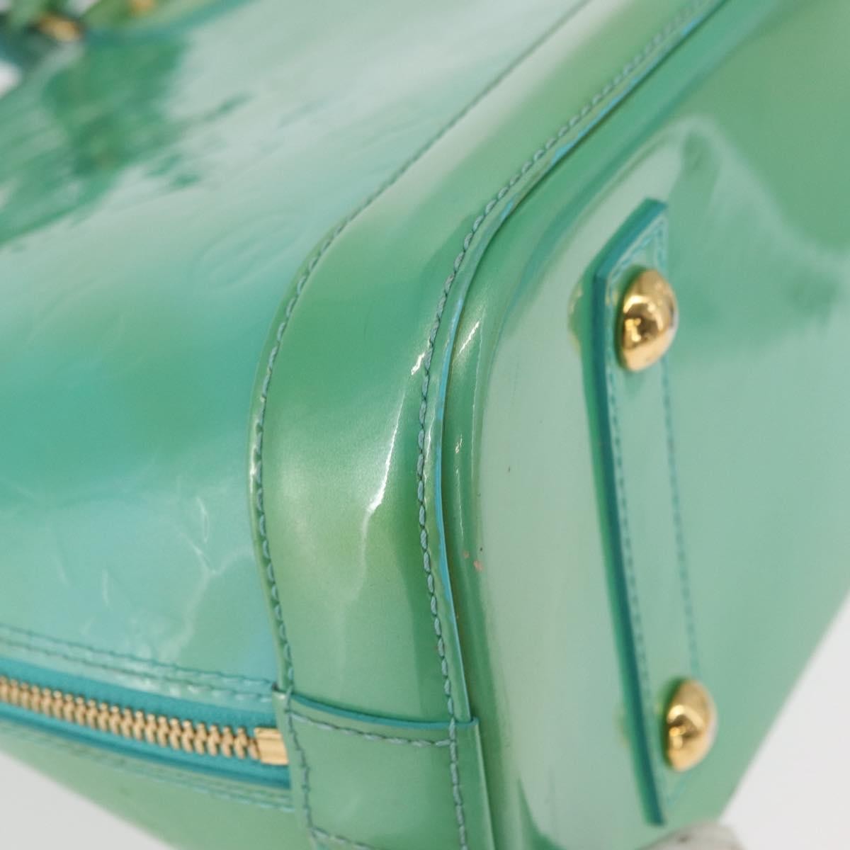 Louis Vuitton Alma Handbag Patent Leather, BLUE, PATENT_LEATHER, Handbag