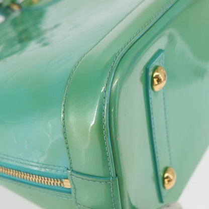 Louis Vuitton Alma Handbag Patent Leather, BLUE, PATENT_LEATHER, Handbag
