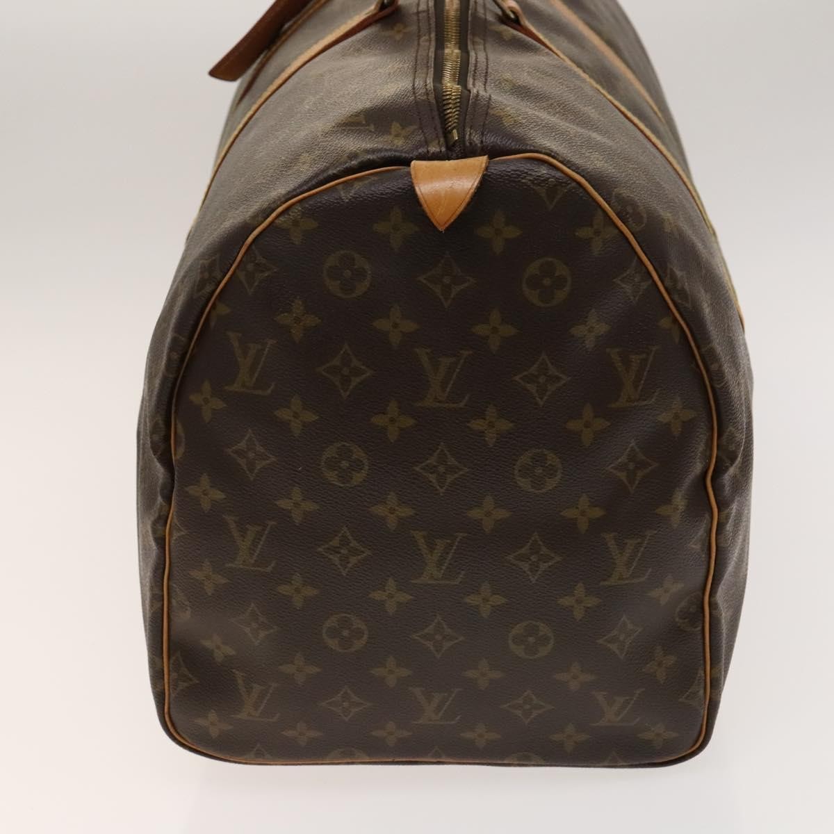 Louis Vuitton Keepall Bag Monogram Canvas, BROWN, CANVAS, Travel bag