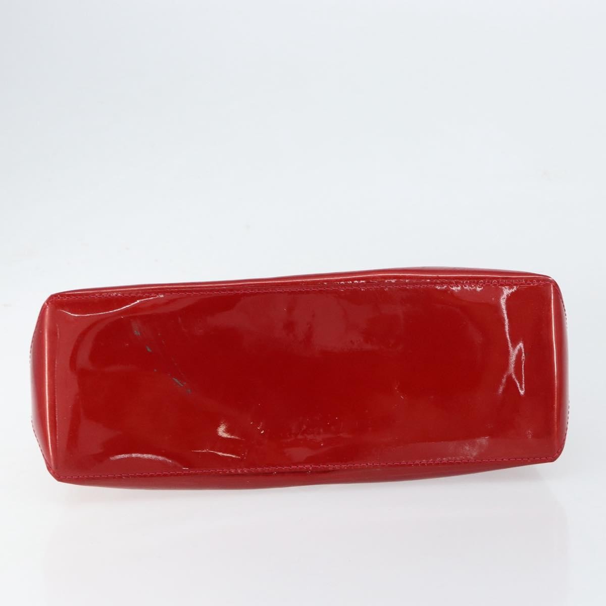 Louis Vuitton Wilshire Handbag Monogram Vernis, RED, PATENT_LEATHER, Handbag