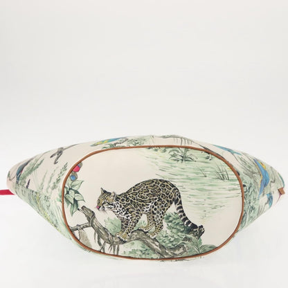 Hermes Panier De Plage Handbag Printed Canvas, MULTICOLOUR, CANVAS, Tote bag