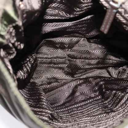 Prada Vintage Flap Messenger Bag Tessuto, KHAKI, NYLON, Shoulder bag