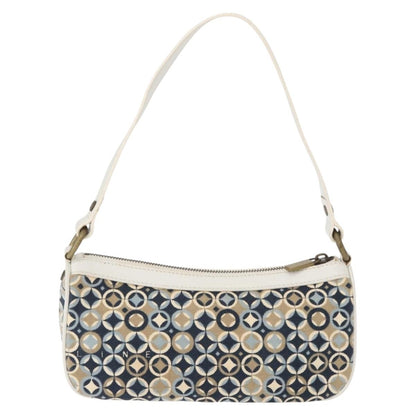 Celine Vintage Pochette Shoulder Bag Canvas, NAVY, CANVAS, Clutche & pouche