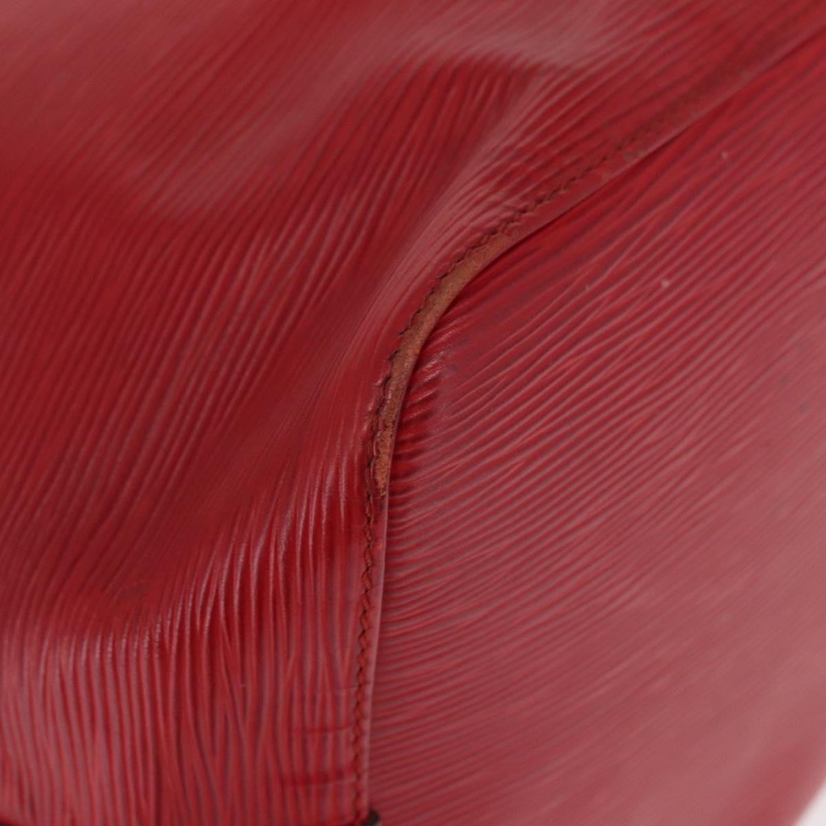 Louis Vuitton Petit Noe Handbag Epi Leather, RED, LEATHER, Shoulder bag