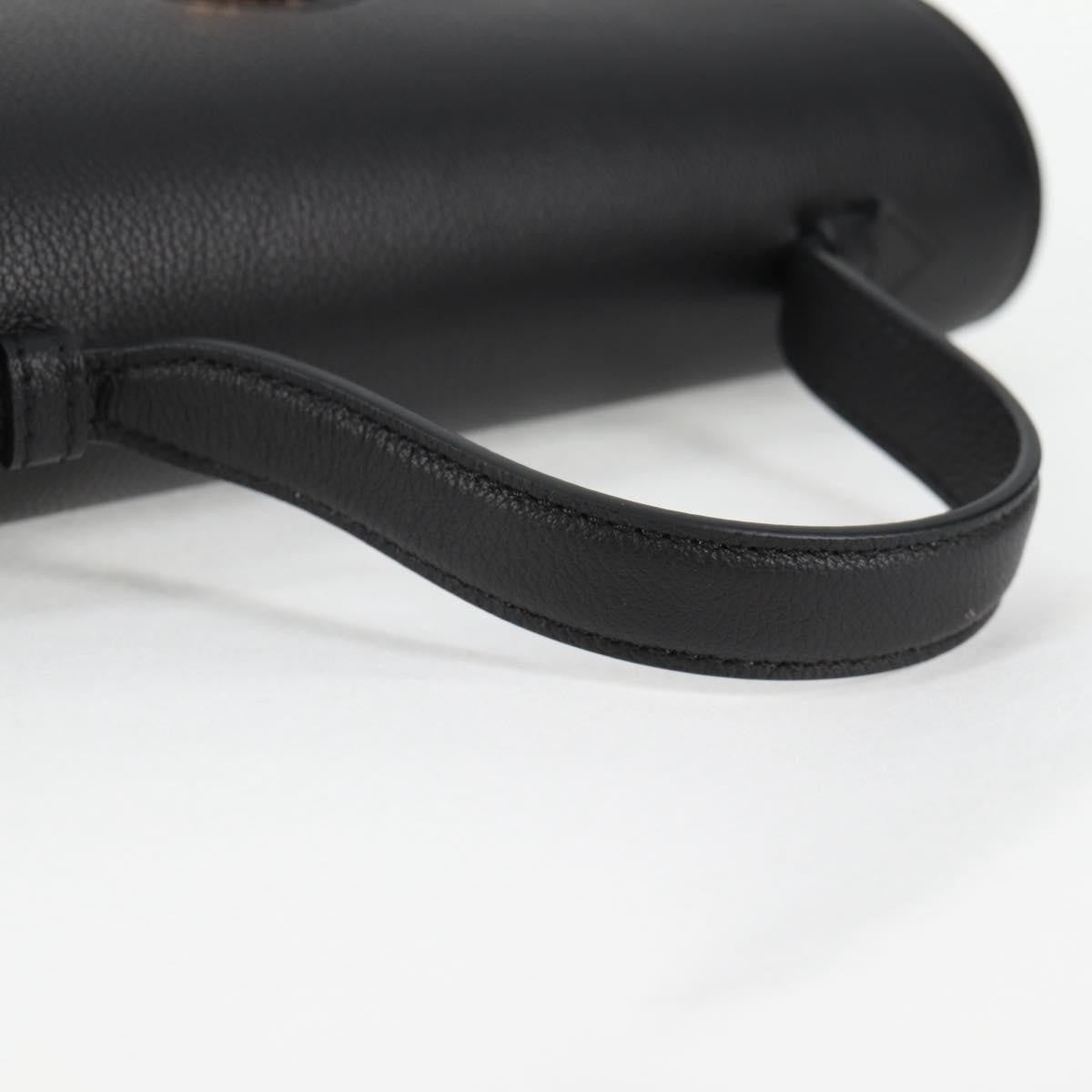 Versace La Medusa Top Handle Bag Leather, BLACK, LEATHER, Handbag