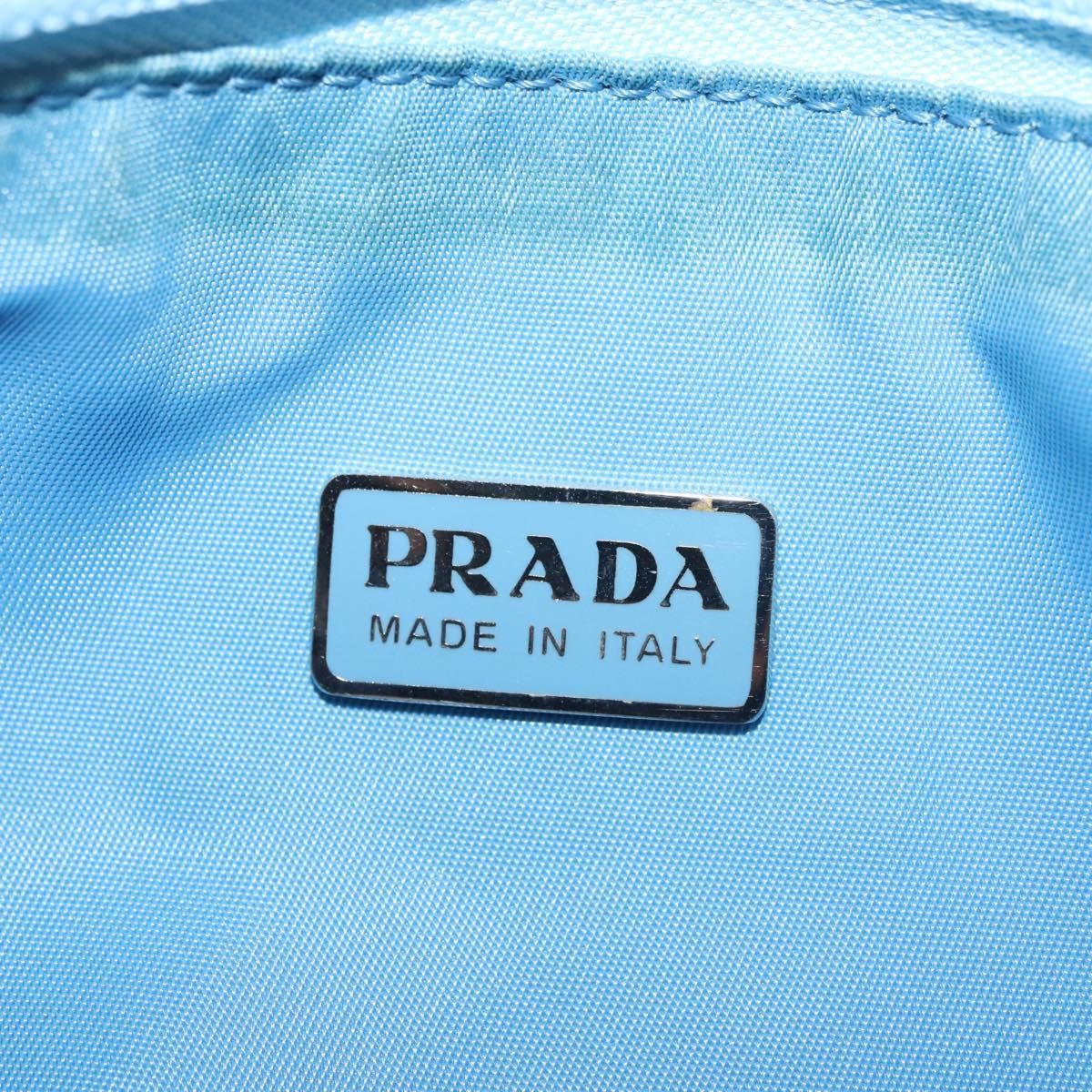 Prada Pochette Shoulder Bag Tessuto, BLUE, NYLON, Clutche & pouche