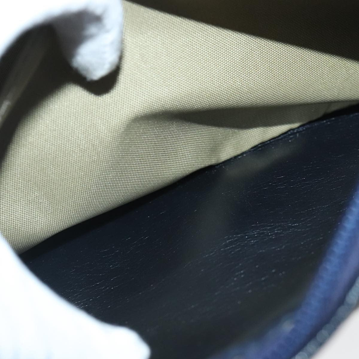 Christian Dior Pouch Leather, BEIGE, NYLON, Clutche & pouche