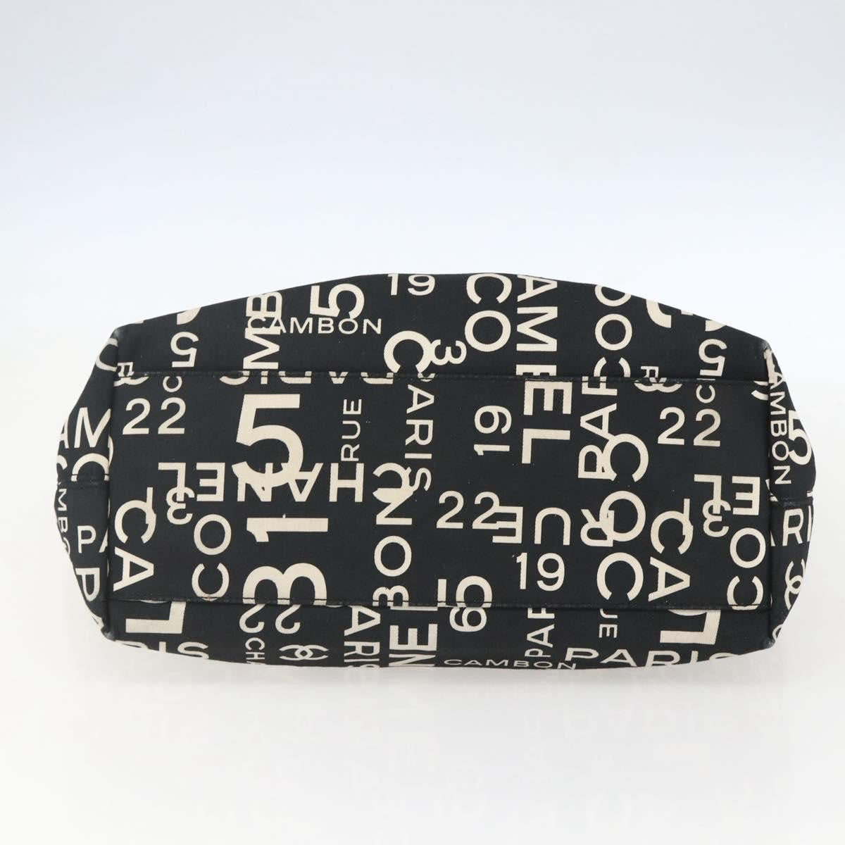 Chanel 31 Rue Cambon Beach Zip Tote Printed Canvas, BLACK, CANVAS, Tote bag
