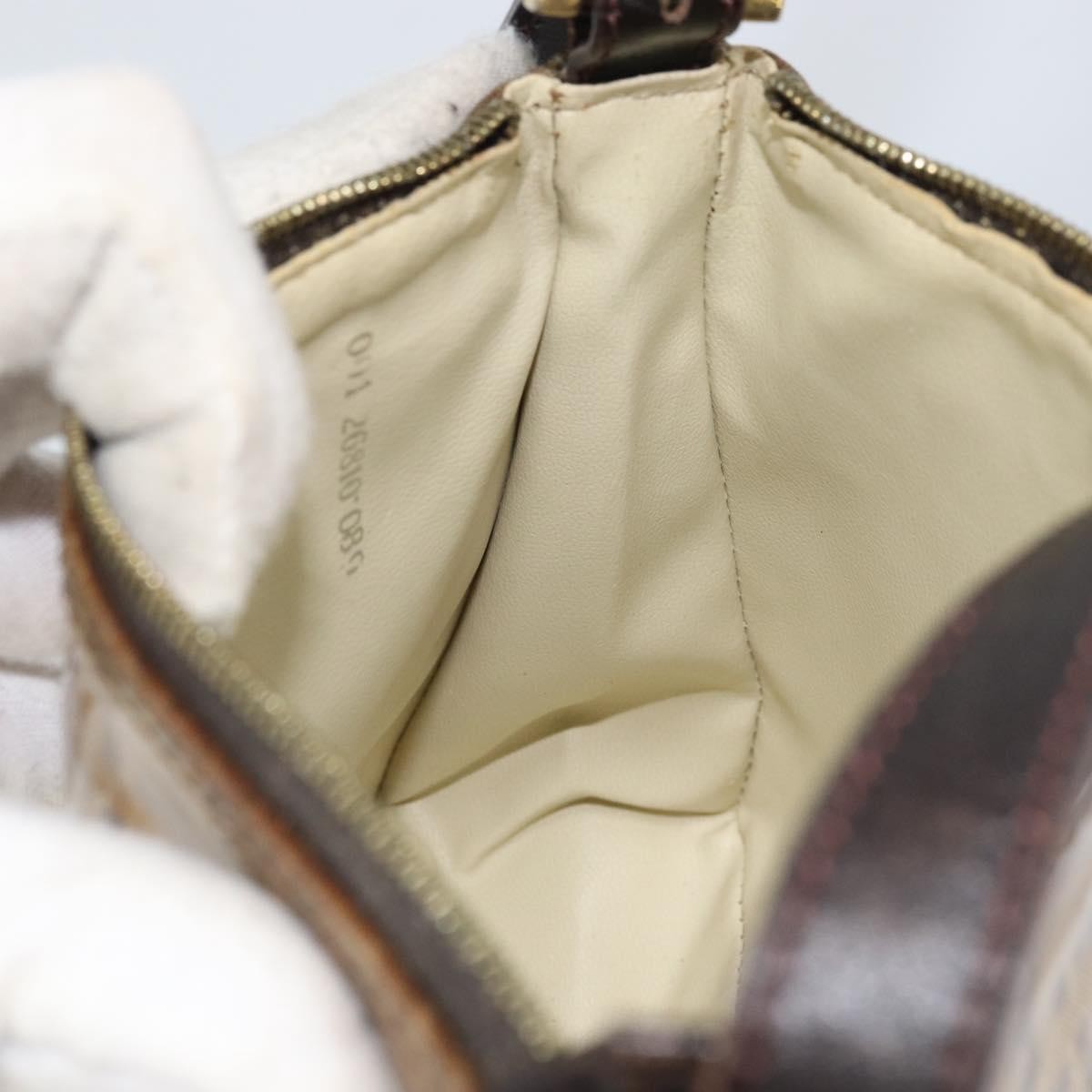 Fendi Vintage Shoulder Bag Zucca Canvas, BEIGE, PVC, Shoulder bag