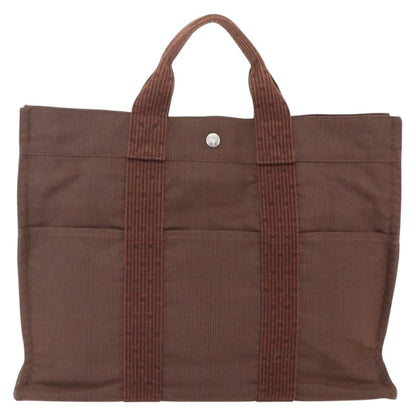 Hermes Fourre-tout Herline Fourre-tout Herline, BROWN, CANVAS, Tote bag
