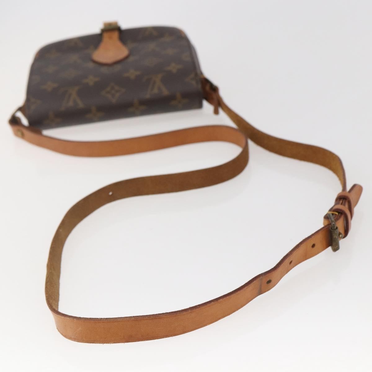 Louis Vuitton Cartouchiere Handbag Monogram Canvas, BROWN, CANVAS, Shoulder bag