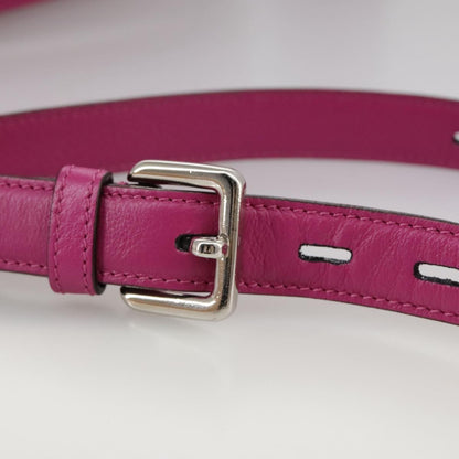 Loewe Heritage Messenger Leather, PINK, LEATHER, Shoulder bag