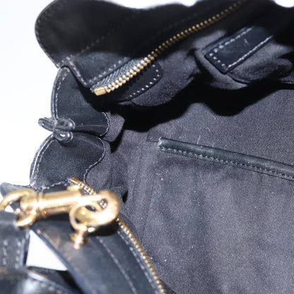 Chloe Alice Satchel Leather, BLACK, LEATHER, Handbag