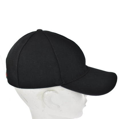 Gucci Web Baseball Cap GG Canvas, BLACK, CANVAS, Head accessory