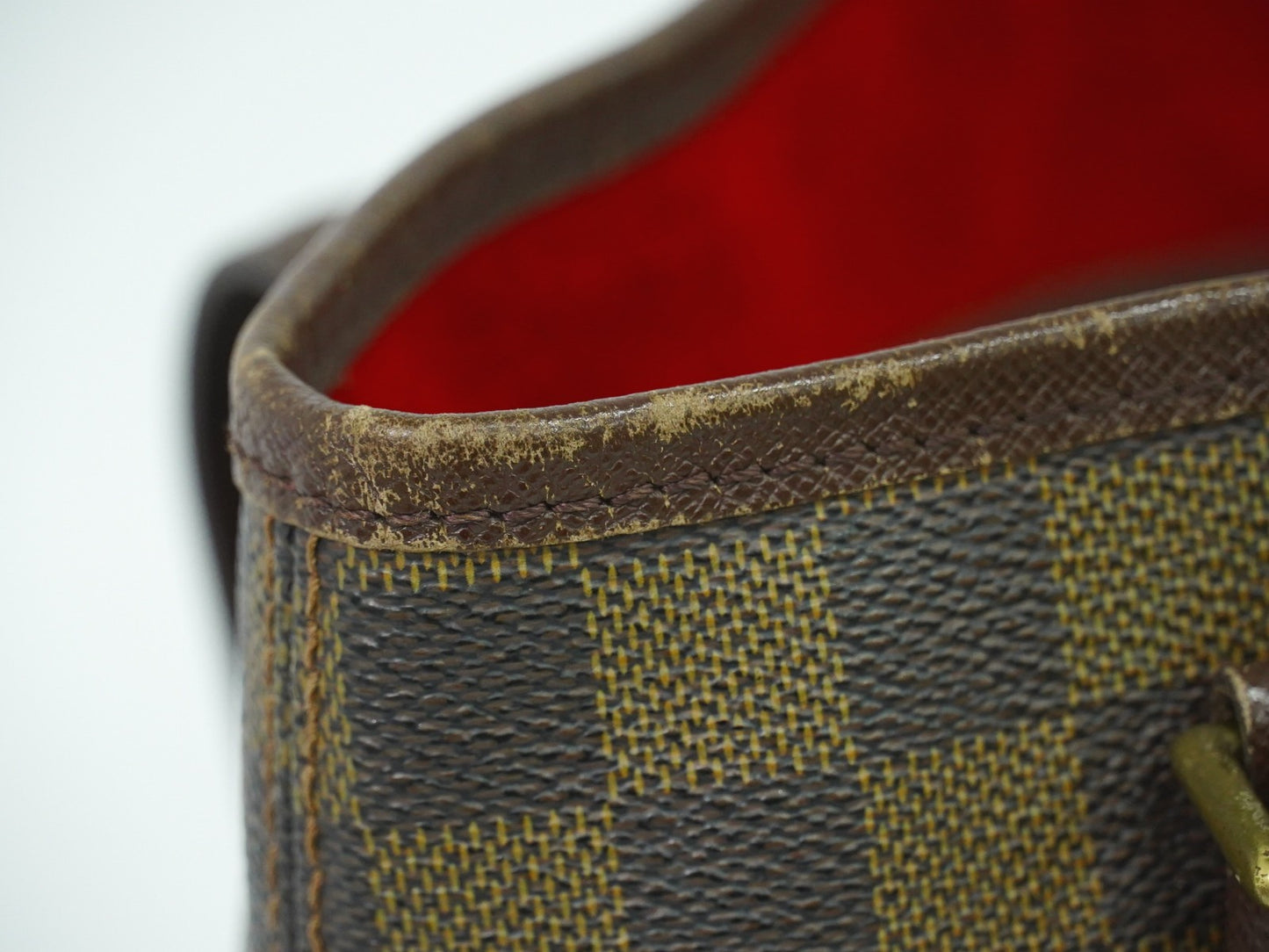 Louis Vuitton Marais Damier, BROWN, CANVAS, Tote bag