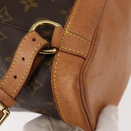 Louis Vuitton Vintage Montsouris Backpack Monogram Canvas, BROWN, CANVAS, Backpack