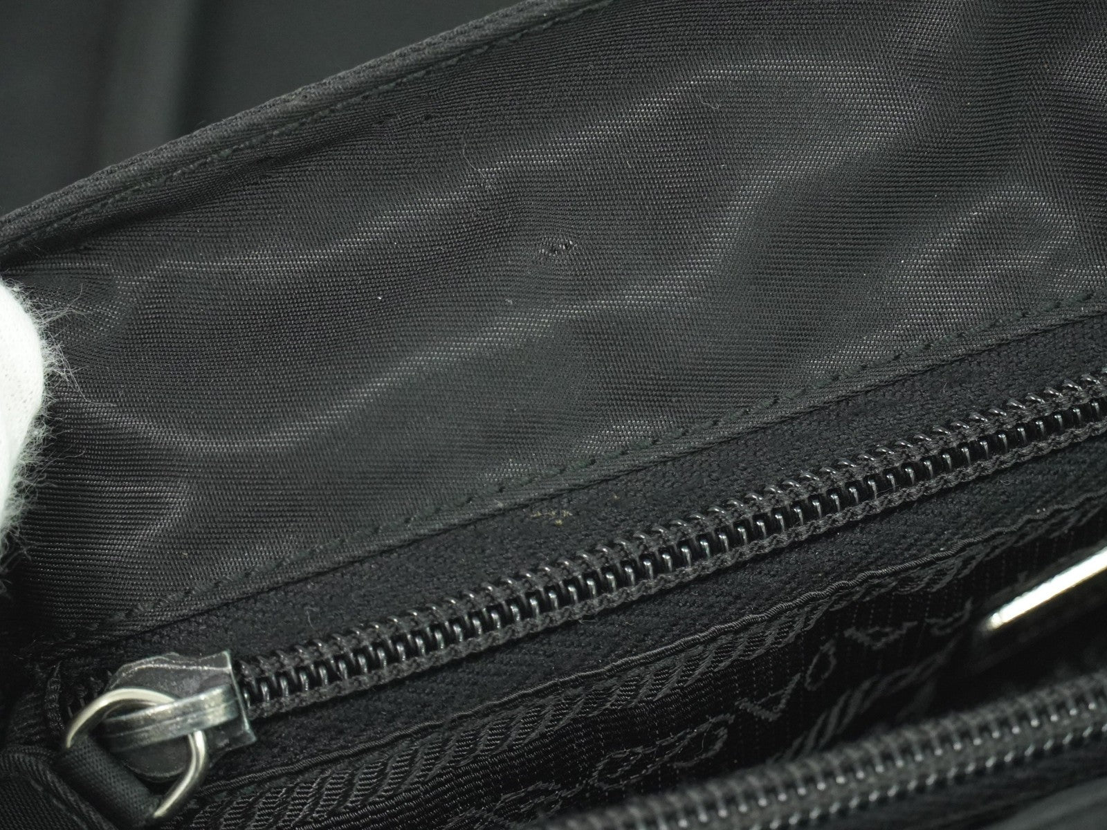 Prada Vintage Tote Tessuto, BLACK, NYLON, Tote bag