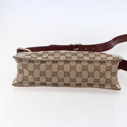Gucci Eclipse Messenger GG Canvas, BEIGE, CANVAS, Shoulder bag