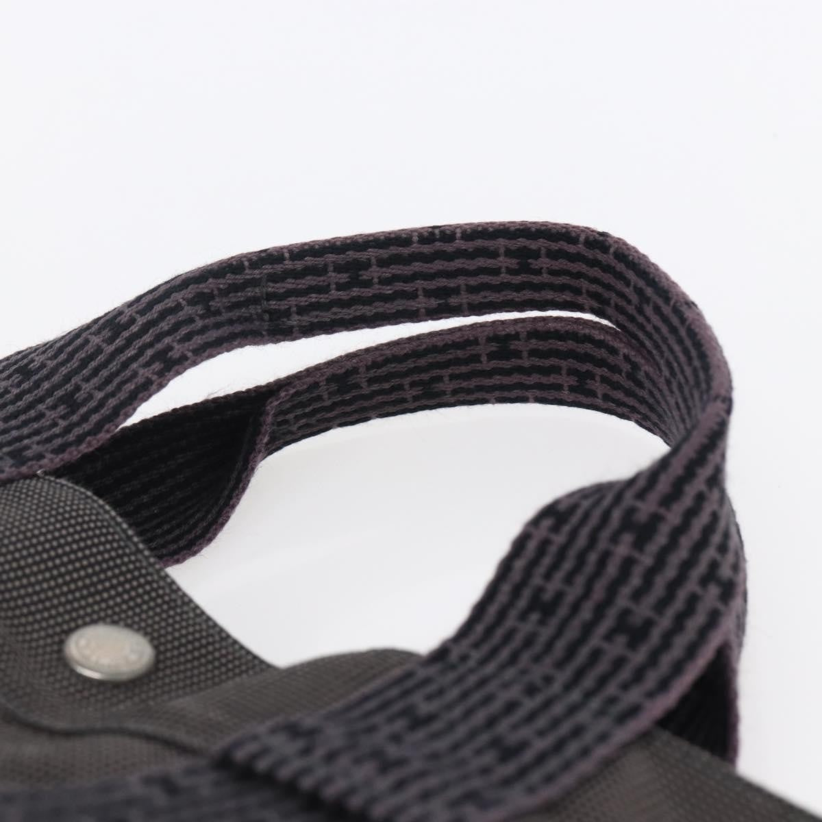 Hermes Fourre Tout Tote Canvas, GRAY, CANVAS, Tote bag