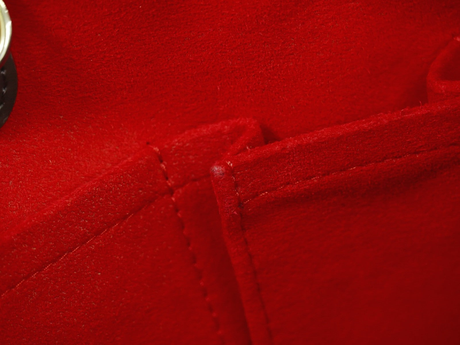 Louis Vuitton Hampstead Handbag Damier, BROWN, CANVAS, Handbag