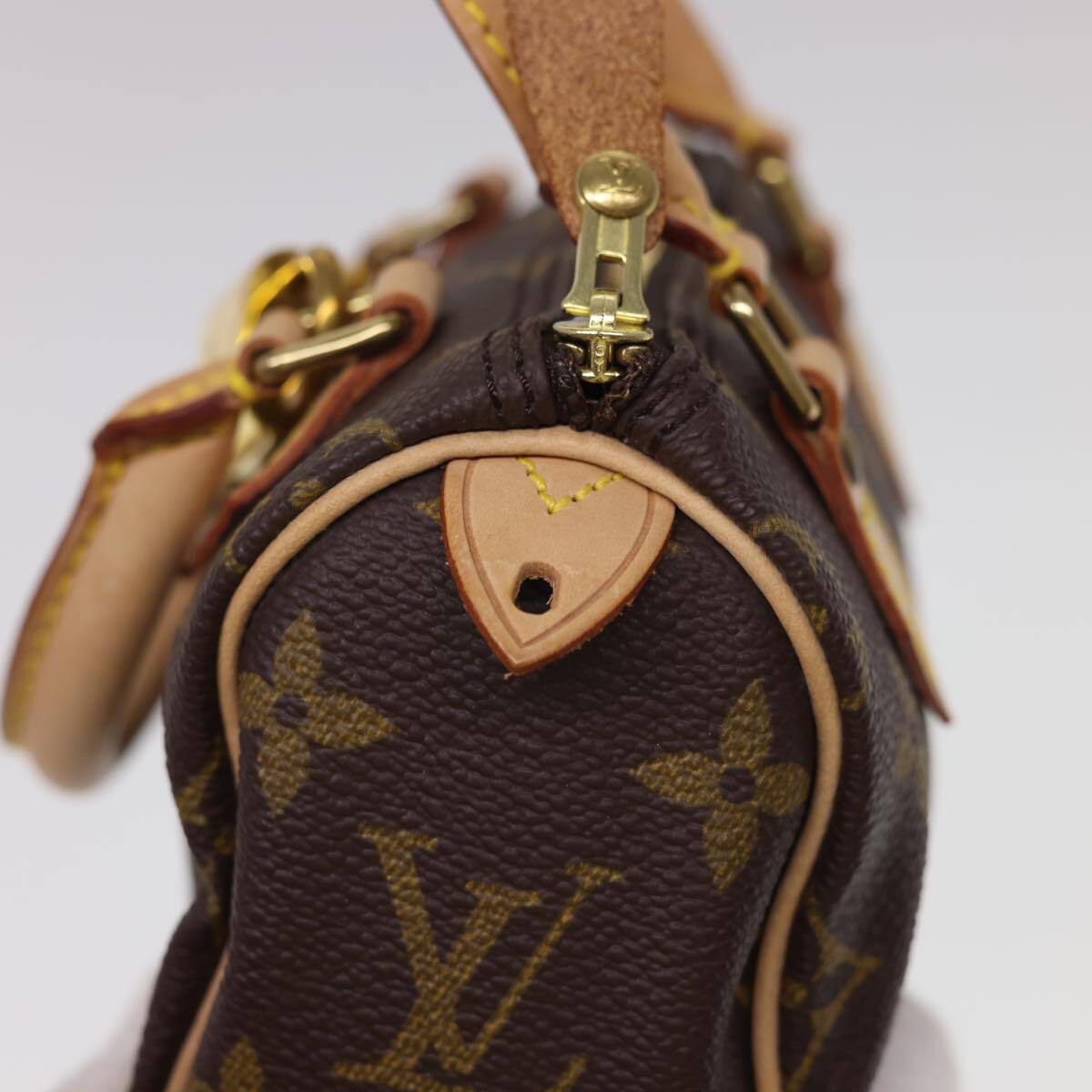 Louis Vuitton Speedy Mini HL Handbag Monogram Canvas, BROWN, CANVAS, Handbag