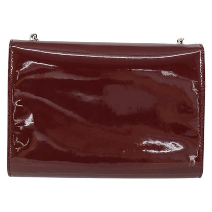 Salvatore Ferragamo Vala Chain Shoulder bag Patent leather, RED, PATENT_LEATHER, Shoulder bag