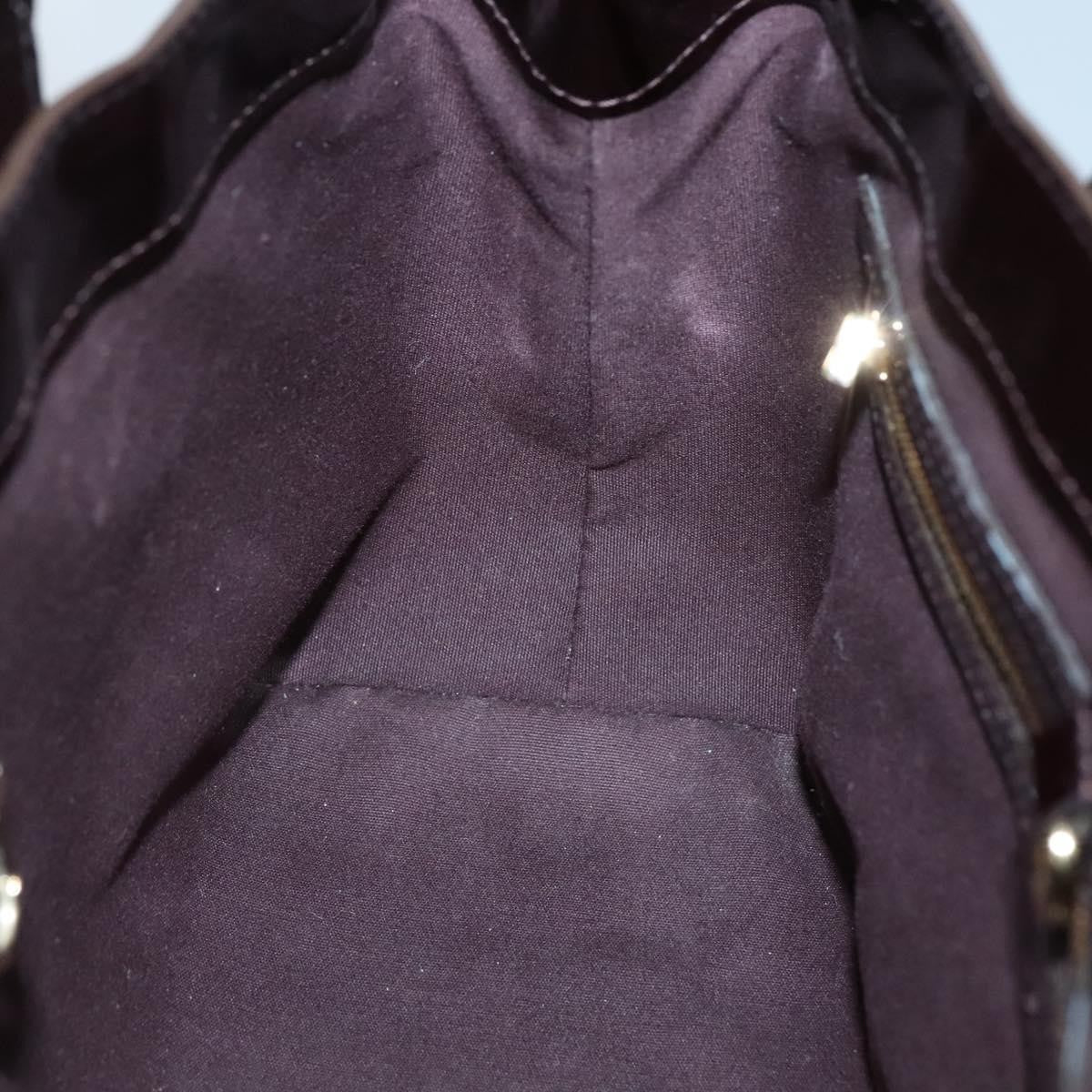 Louis Vuitton Wilshire Handbag Monogram Vernis, PURPLE, PATENT_LEATHER, Handbag