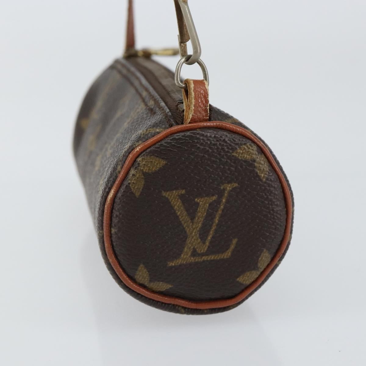 Louis Vuitton Papillon Pochette Monogram Canvas, BROWN, CANVAS, Clutche & pouche