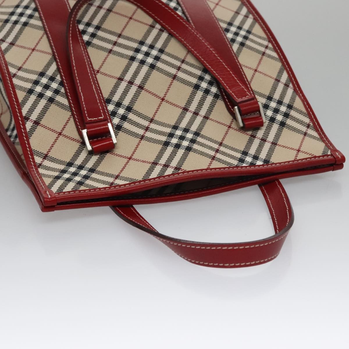 Burberry Nova Check Tote Canvas and Leather, BEIGE, CANVAS, Tote bag