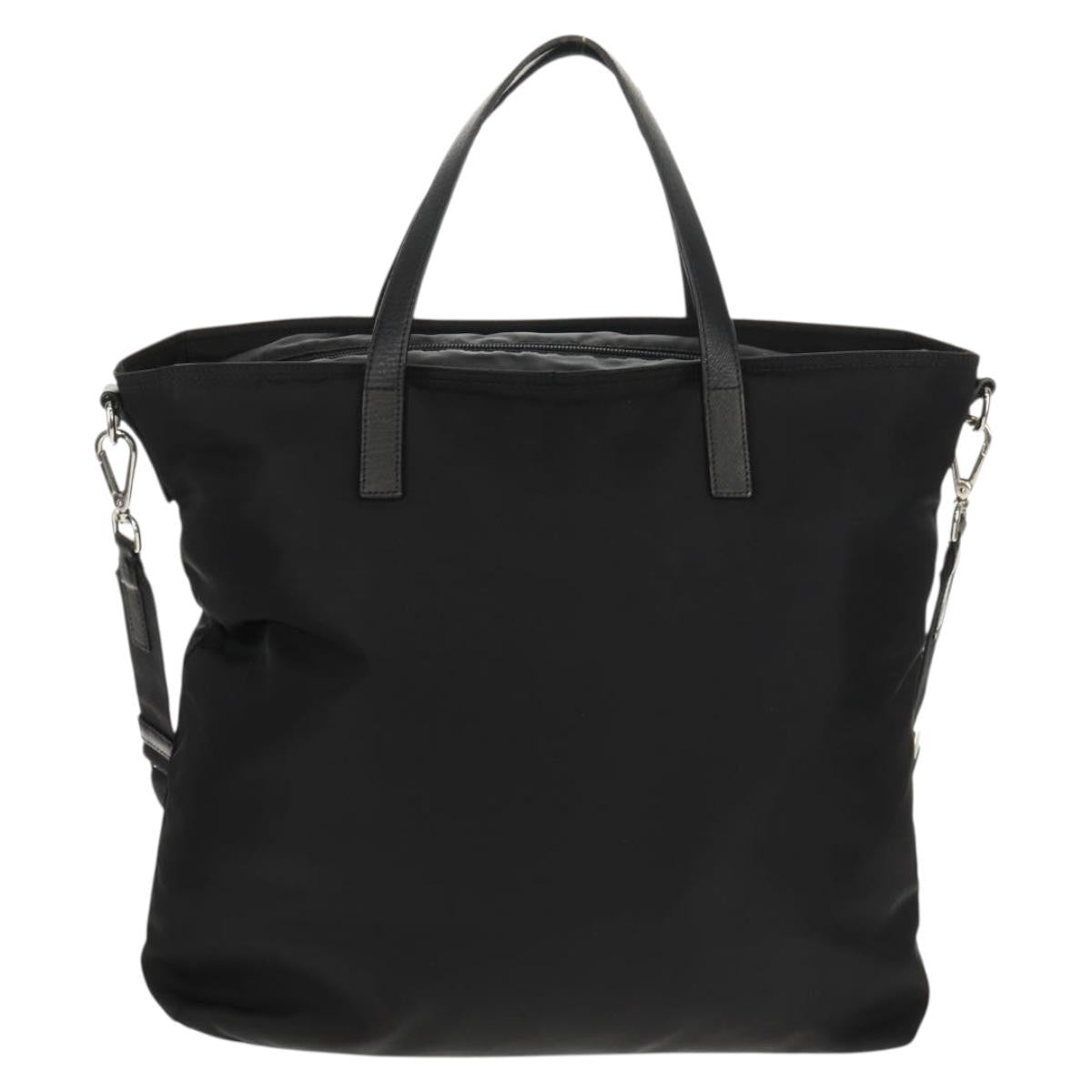 Prada Vintage Tote Tessuto, BLACK, NYLON, Tote bag