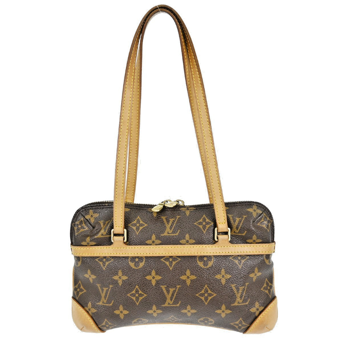 Louis Vuitton Popincourt Tote Monogram Canvas, BROWN, CASHMERE, Shoulder bag