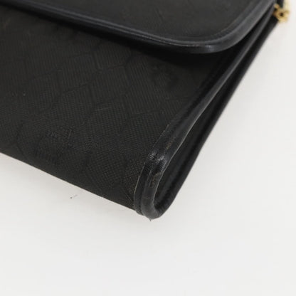 Christian Dior Vintage Honeycomb chain Canvas, BLACK, CANVAS, Clutche & pouche