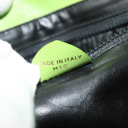 Celine Flap Shoulder Bag Leather, GREEN, LEATHER, Shoulder bag