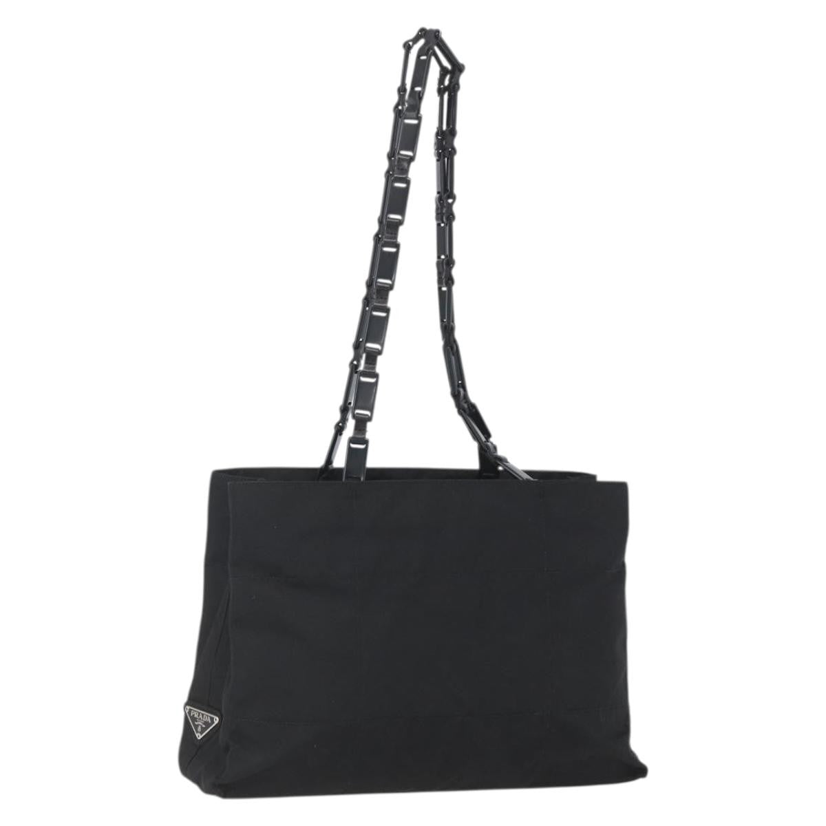 Prada Vintage Shoulder Bag Tessuto, BLACK, NYLON, Shoulder bag