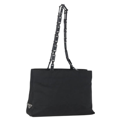 Prada Vintage Shoulder Bag Tessuto, BLACK, NYLON, Shoulder bag