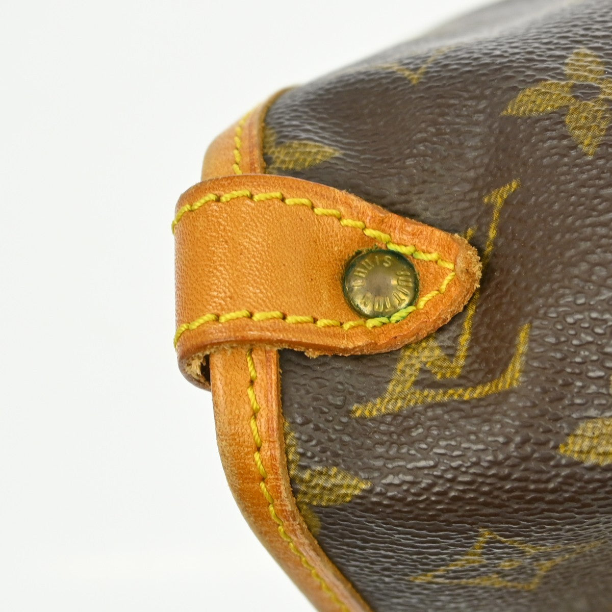 Louis Vuitton Saumur Handbag Monogram Canvas, Brown, Canvas, Shoulder Bag