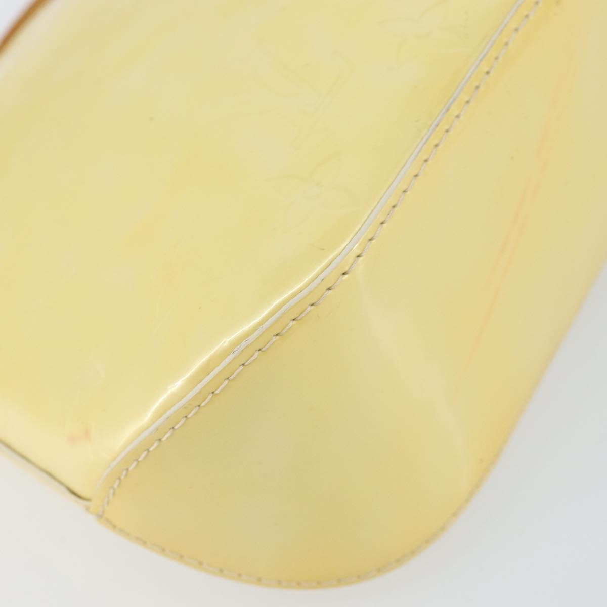 Louis Vuitton Minna Street Handbag Monogram Vernis, YELLOW, PATENT_LEATHER, Shoulder bag