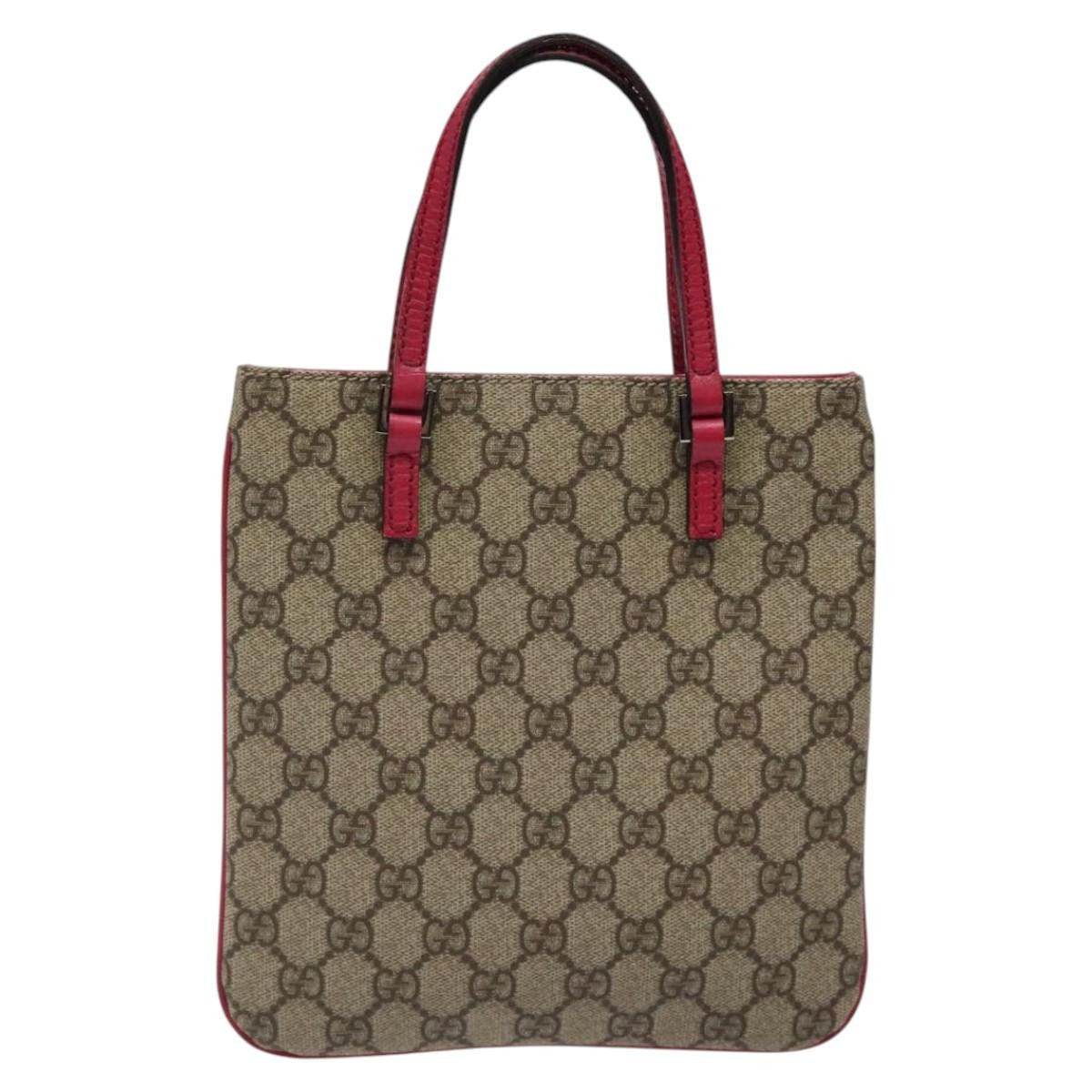 Gucci Joy Plus Flat Tote GG Coated Canvas, BEIGE, CANVAS, Tote bag