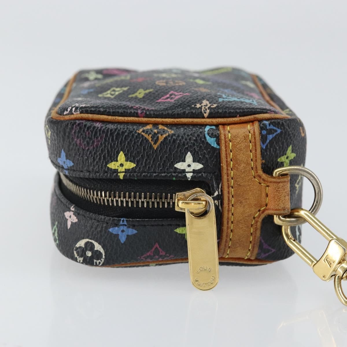 Louis Vuitton Wapity Trousse Pouch Monogram Multicolor, BLACK, CANVAS, Clutche & pouche