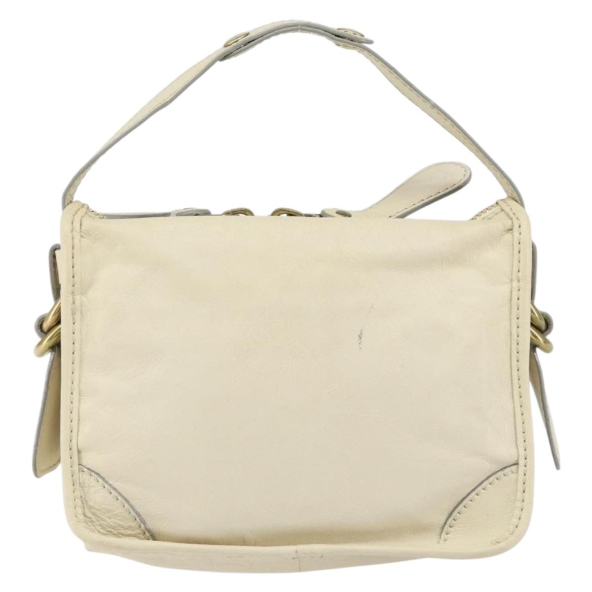Chloe Vintage handbag Leather, BEIGE, LEATHER, Handbag