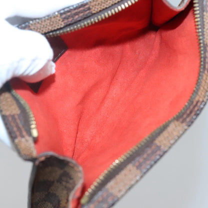 Louis Vuitton Marais Bucket Zip Pouch Damier, BROWN, CANVAS, Clutche & pouche