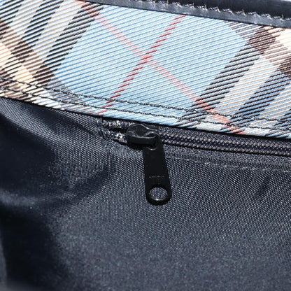 Burberry Blue Label Tote Bag Canvas, BLUE, CANVAS, Tote bag